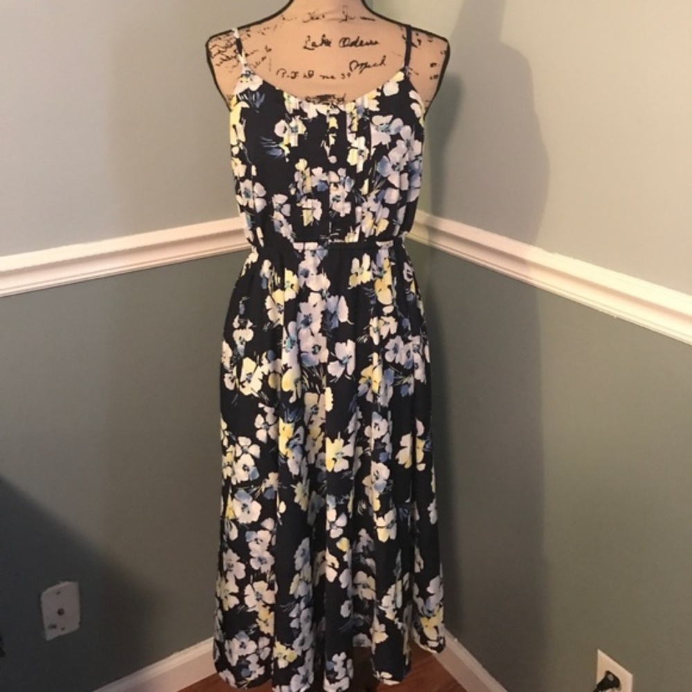 Floral A-line Dress